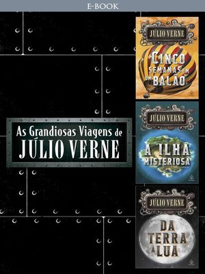 cover image of As grandiosas viagens Júlio Verne